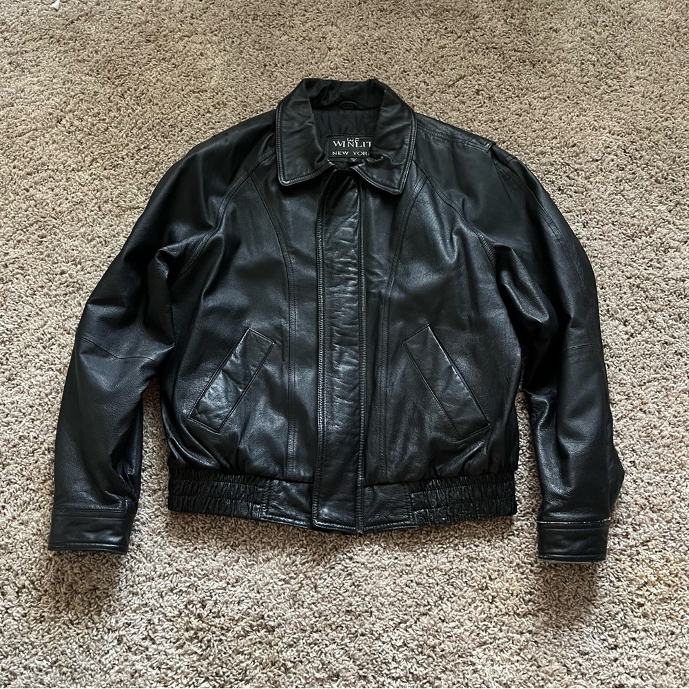 Winlit New York Men's Genuine Leather Jacket